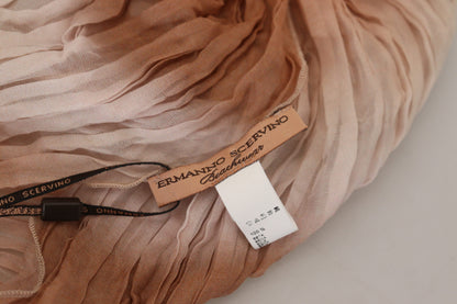 Ermanno Scervino Foulard châle en soie multicolore