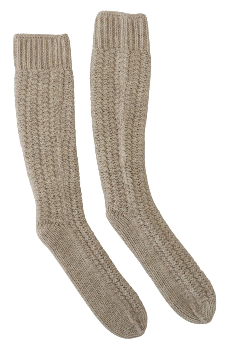 Chaussettes Beige en Laine Dolce & Gabbana pour Femmes
