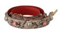 Dolce & Gabbana Beige Exotisch Leren Schouderband met Studs