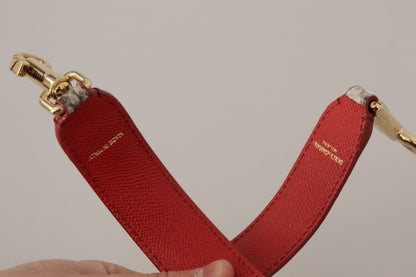 Dolce & Gabbana Beige Exotisch Leren Schouderband met Studs