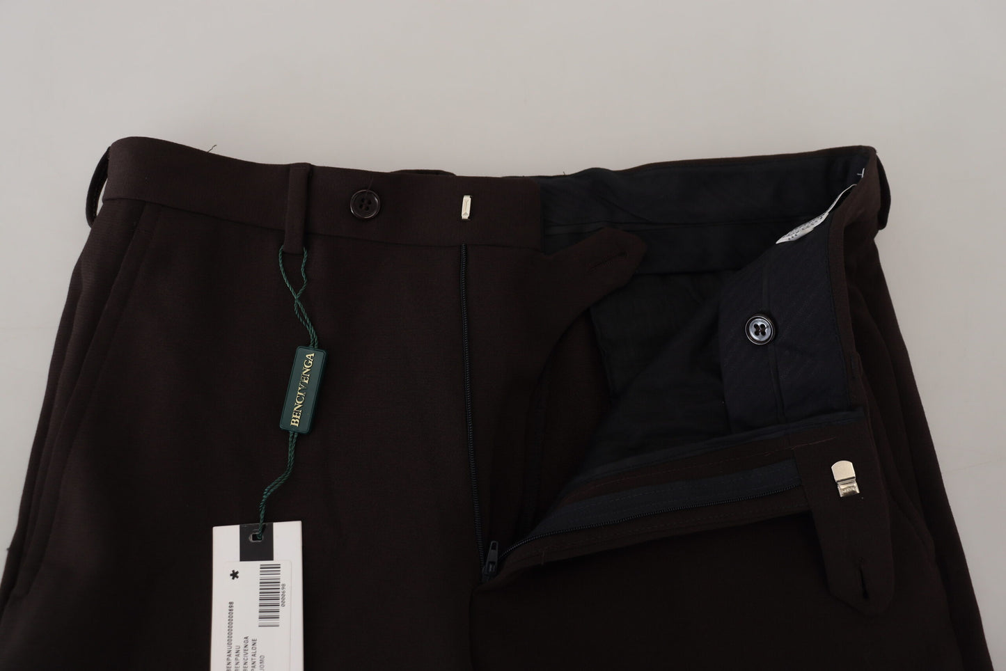 Pantalon habillé droit pour homme marron de BENCIVENGA