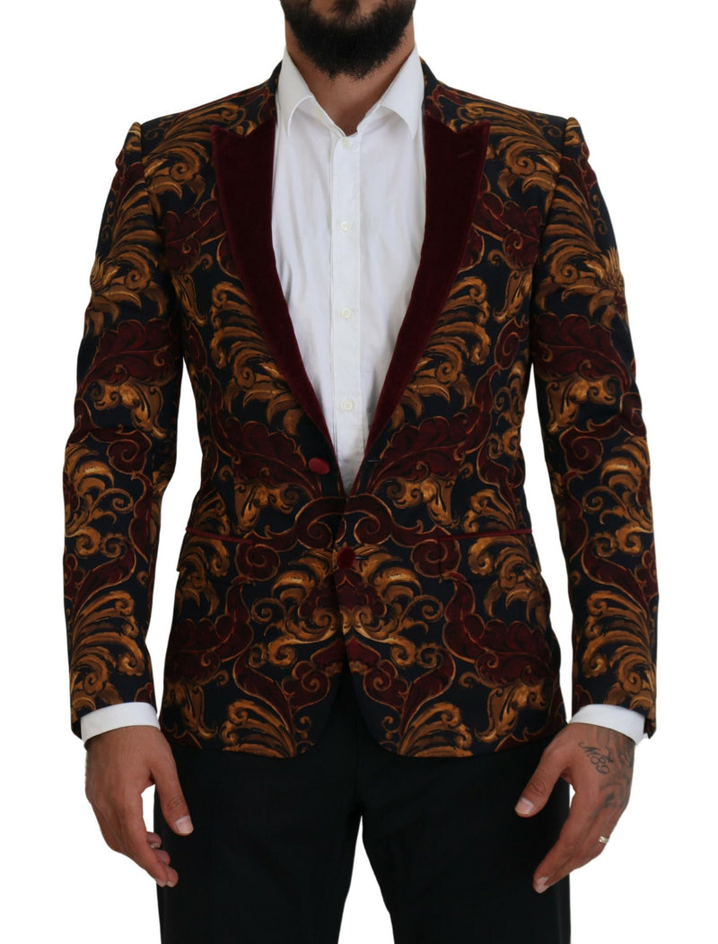 Dolce &amp; Gabbana Blazer Martini à simple boutonnage à motifs floraux multicolores