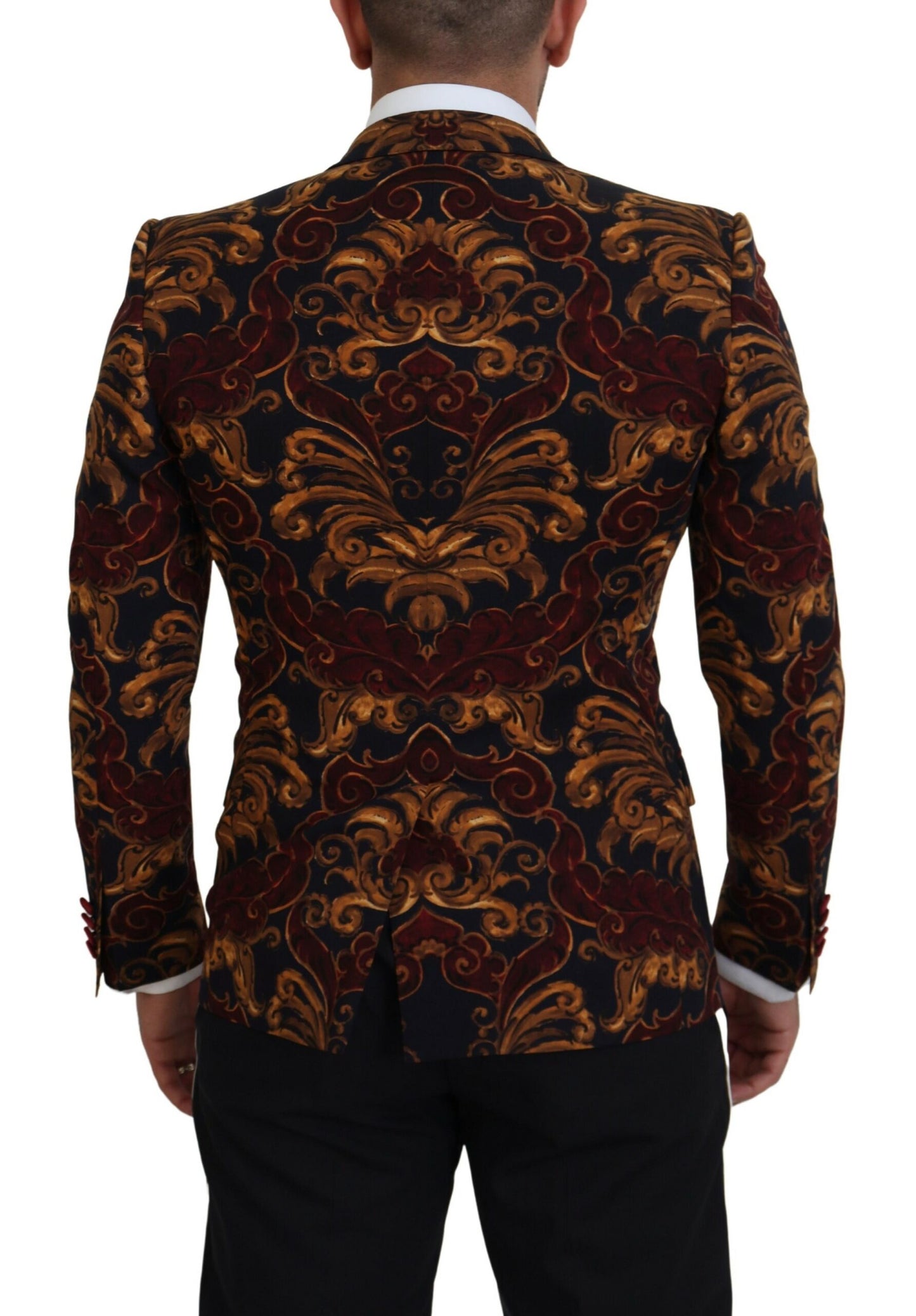 Dolce &amp; Gabbana Martini Blazer met eenkleurige bloemenprint en enkelvoudige knoopsluiting