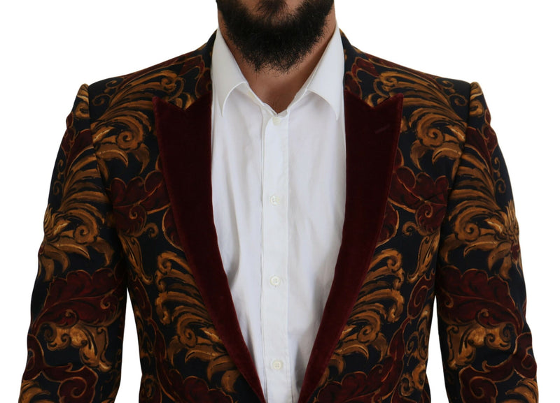Dolce &amp; Gabbana Blazer Martini à simple boutonnage à motifs floraux multicolores