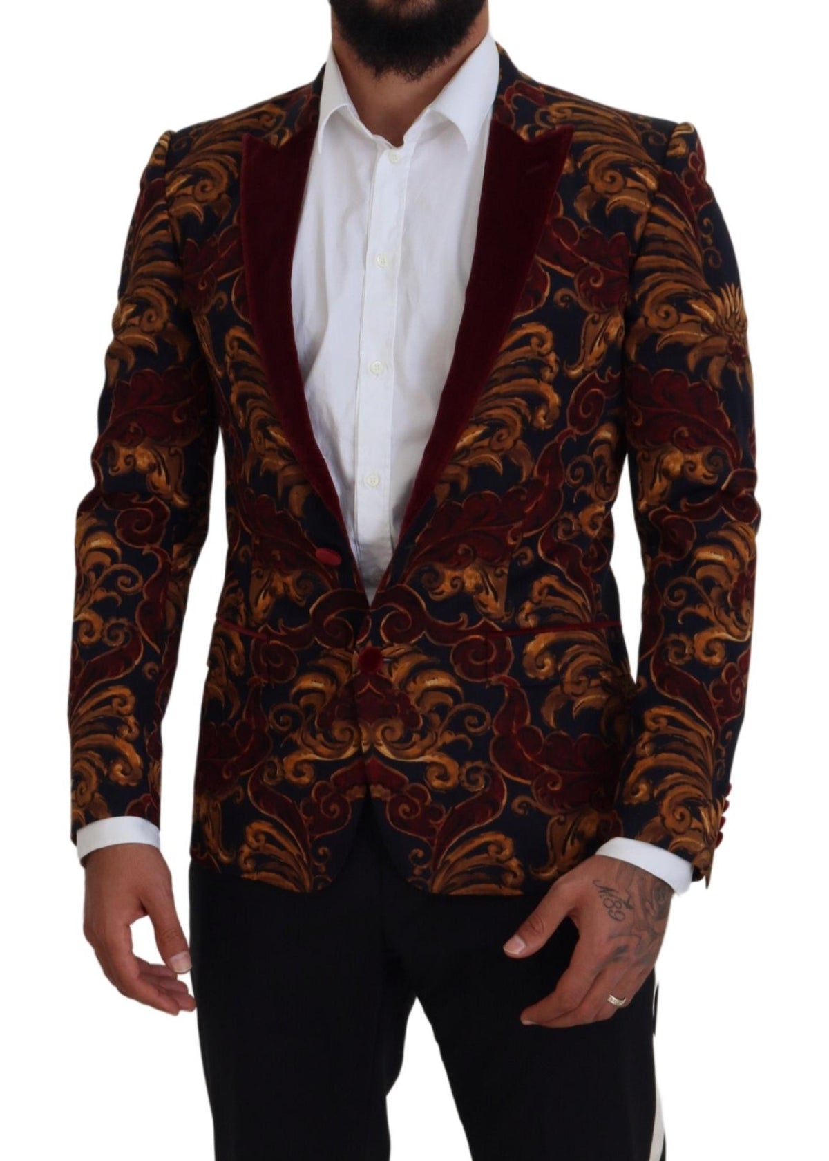 Dolce &amp; Gabbana Blazer Martini à simple boutonnage à motifs floraux multicolores