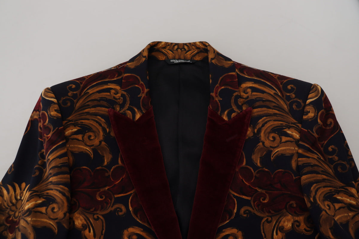 Dolce &amp; Gabbana Blazer Martini à simple boutonnage à motifs floraux multicolores