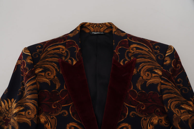 Dolce &amp; Gabbana Blazer Martini à simple boutonnage à motifs floraux multicolores