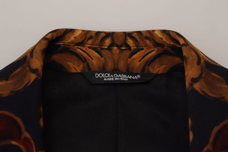Dolce &amp; Gabbana Blazer Martini à simple boutonnage à motifs floraux multicolores