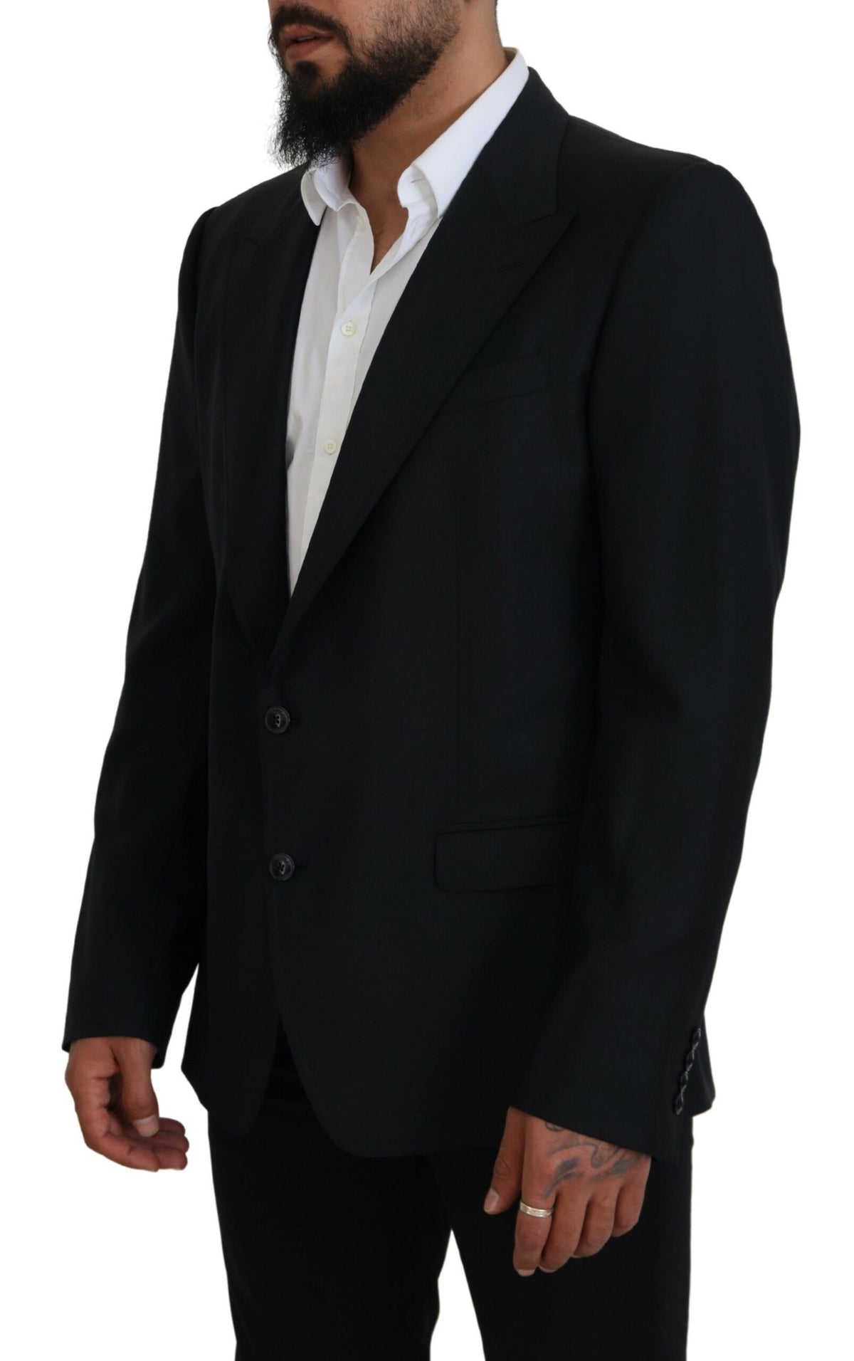 Dolce &amp; Gabbana Blazer Sicilia en laine bleu foncé pour homme