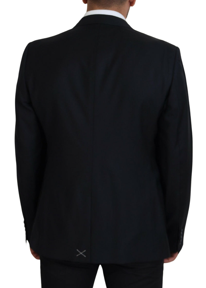 Dolce &amp; Gabbana Blazer Sicilia en laine bleu foncé pour homme