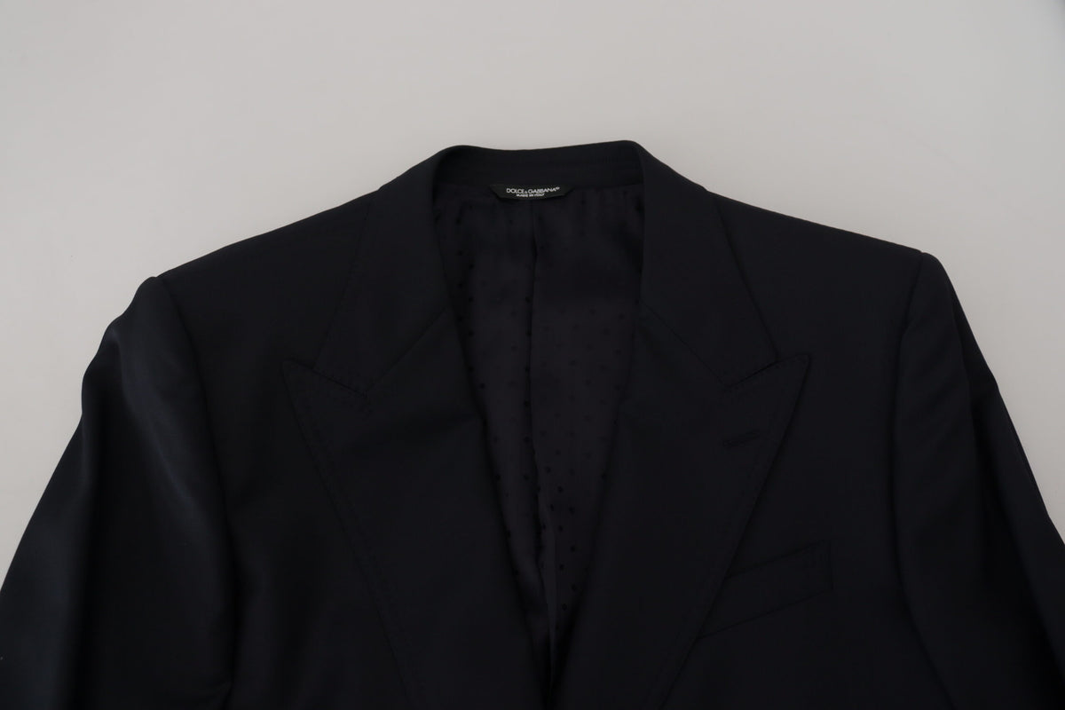 Dolce &amp; Gabbana Blazer Sicilia en laine bleu foncé pour homme