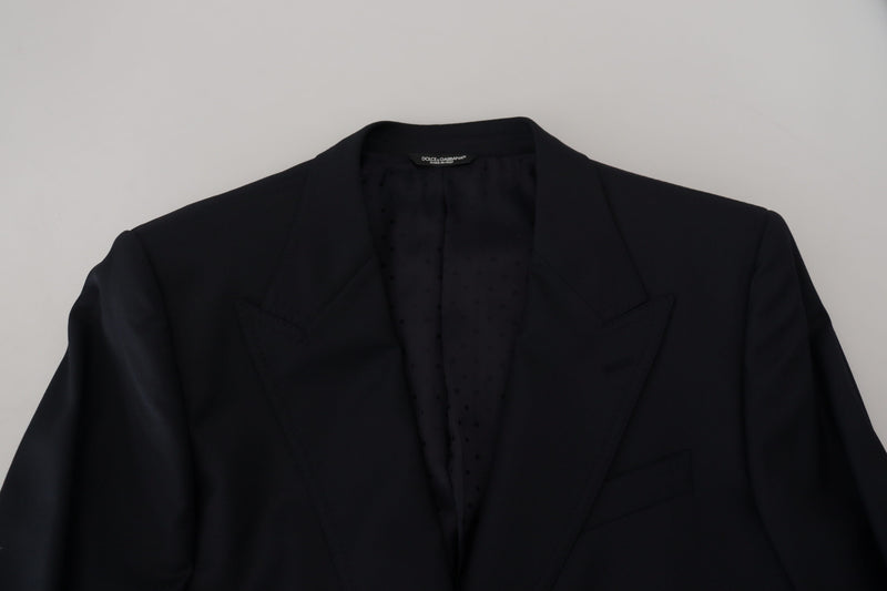 Dolce &amp; Gabbana Blazer Sicilia en laine bleu foncé pour homme