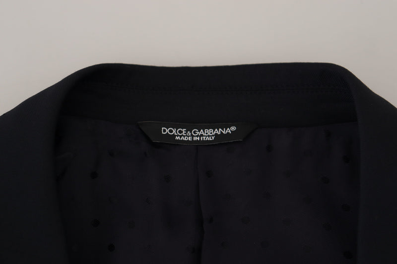 Dolce &amp; Gabbana Blazer Sicilia en laine bleu foncé pour homme