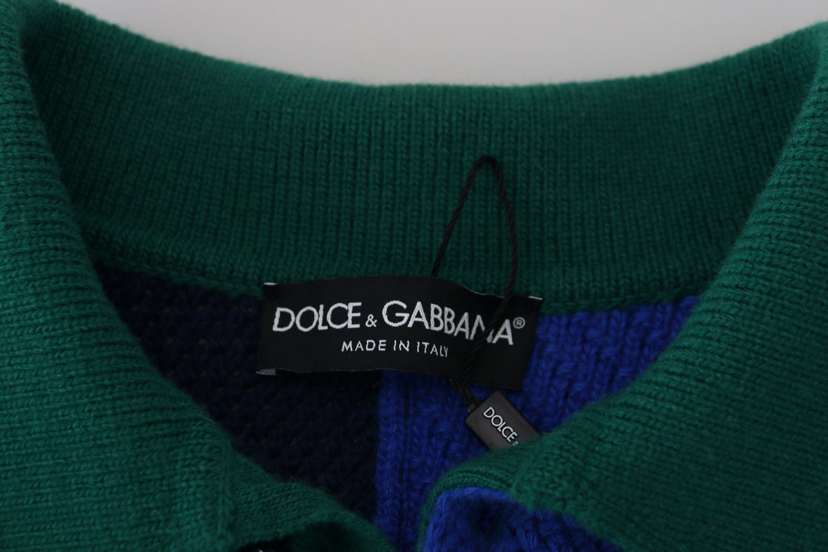 Pull en laine à rayures multicolores Dolce &amp; Gabbana