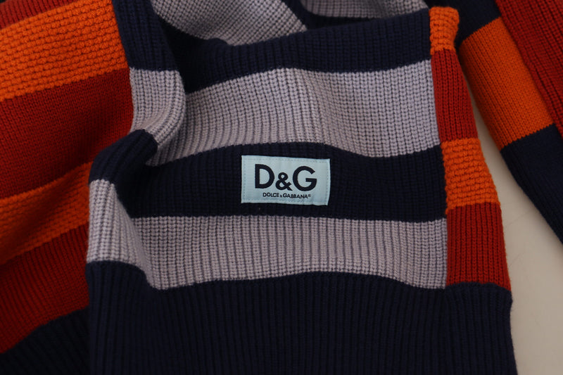 Pull en laine à rayures multicolores Dolce &amp; Gabbana