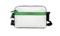 Michael Kors Cooper kleine, felwitte, palm-print, PVC utility crossbody tas