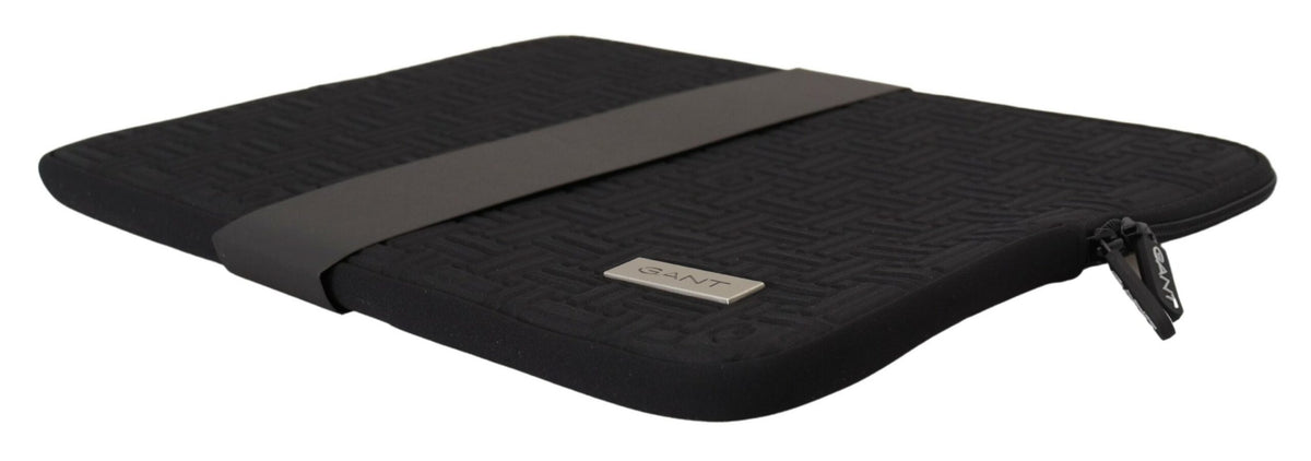 Pochette rembourrée noire Gant avec housse zippée