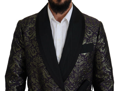 Dolce &amp; Gabbana goudpaarse barok jas, blazer, robe