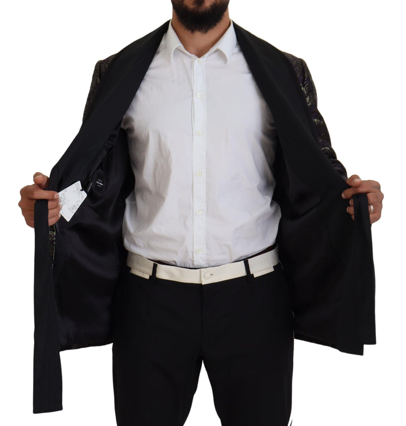 Dolce &amp; Gabbana goudpaarse barok jas, blazer, robe