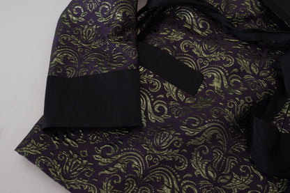 Dolce &amp; Gabbana goudpaarse barok jas, blazer, robe