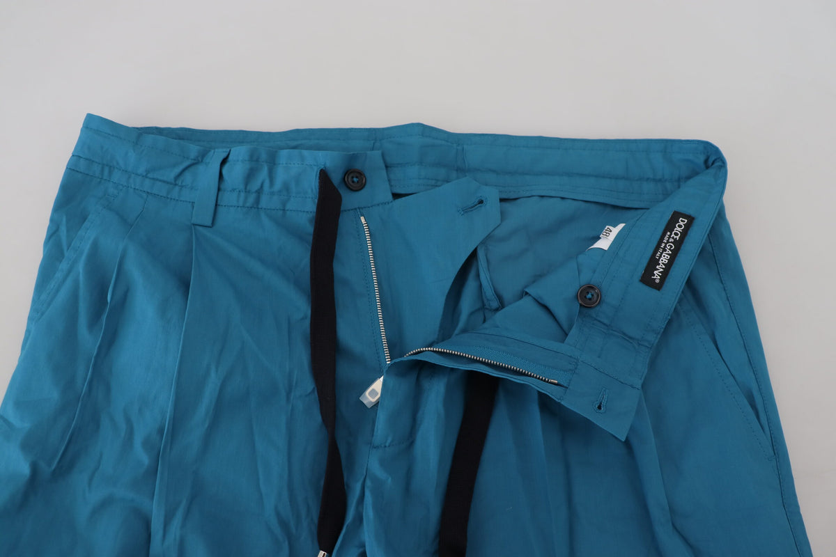 Dolce &amp; Gabbana blauwe katoenen chino broek