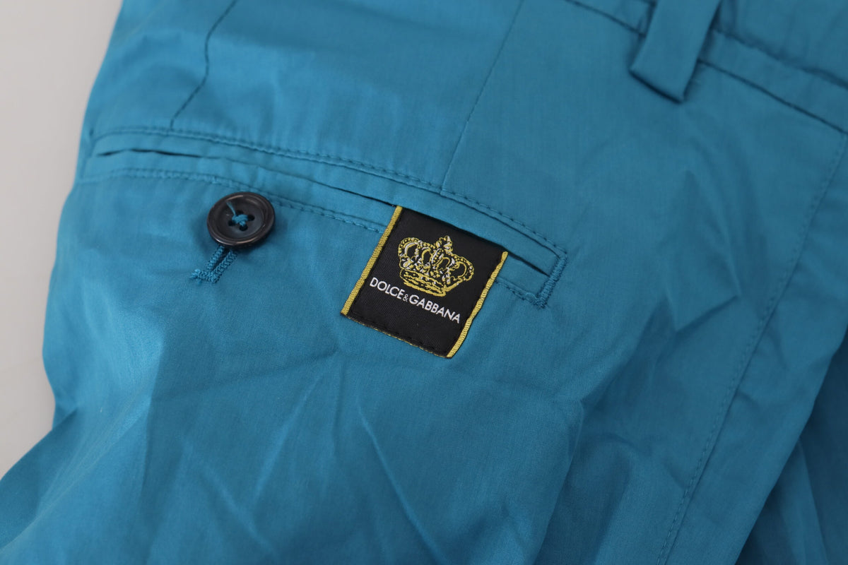 Dolce &amp; Gabbana blauwe katoenen chino broek