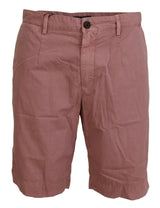 Shorts homme décontractés en coton, roses, style chino, Dolce &amp; Gabbana