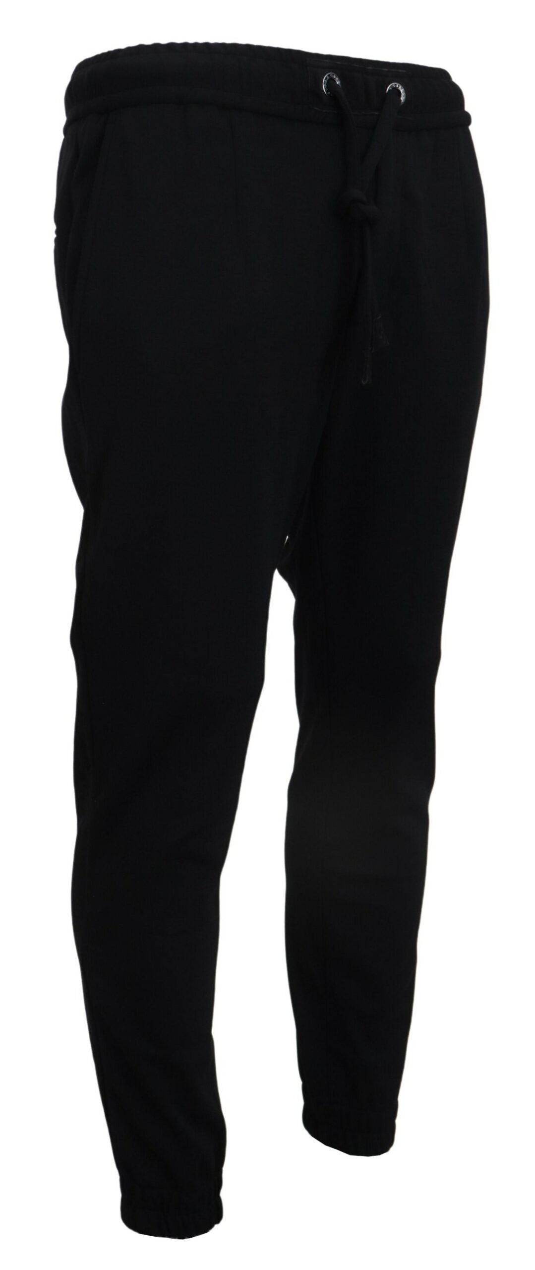 Pantalon de survêtement en laine pour homme noir Dolce &amp; Gabbana
