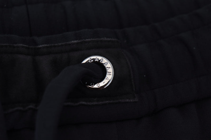 Pantalon de survêtement en laine pour homme noir Dolce &amp; Gabbana