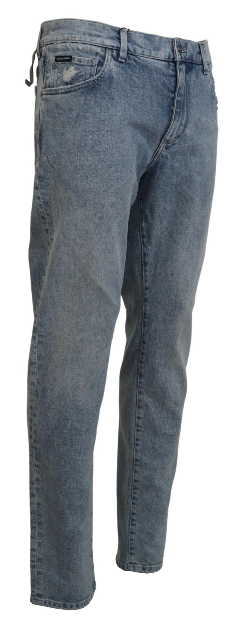 Jeans en jean slim fit bleu lavé de Dolce &amp; Gabbana