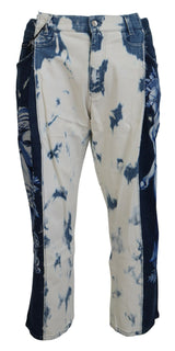 Jeans en coton délavé bleu Ceasar à coupe ample de Dolce &amp; Gabbana