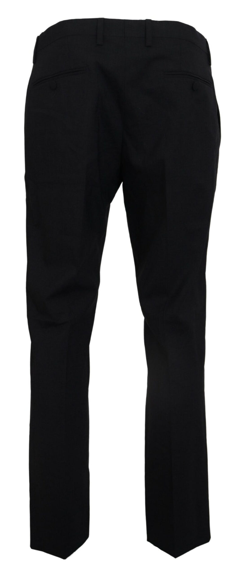 Dolce &amp; Gabbana grijze wollen stretch dress, formele slim fit broek.