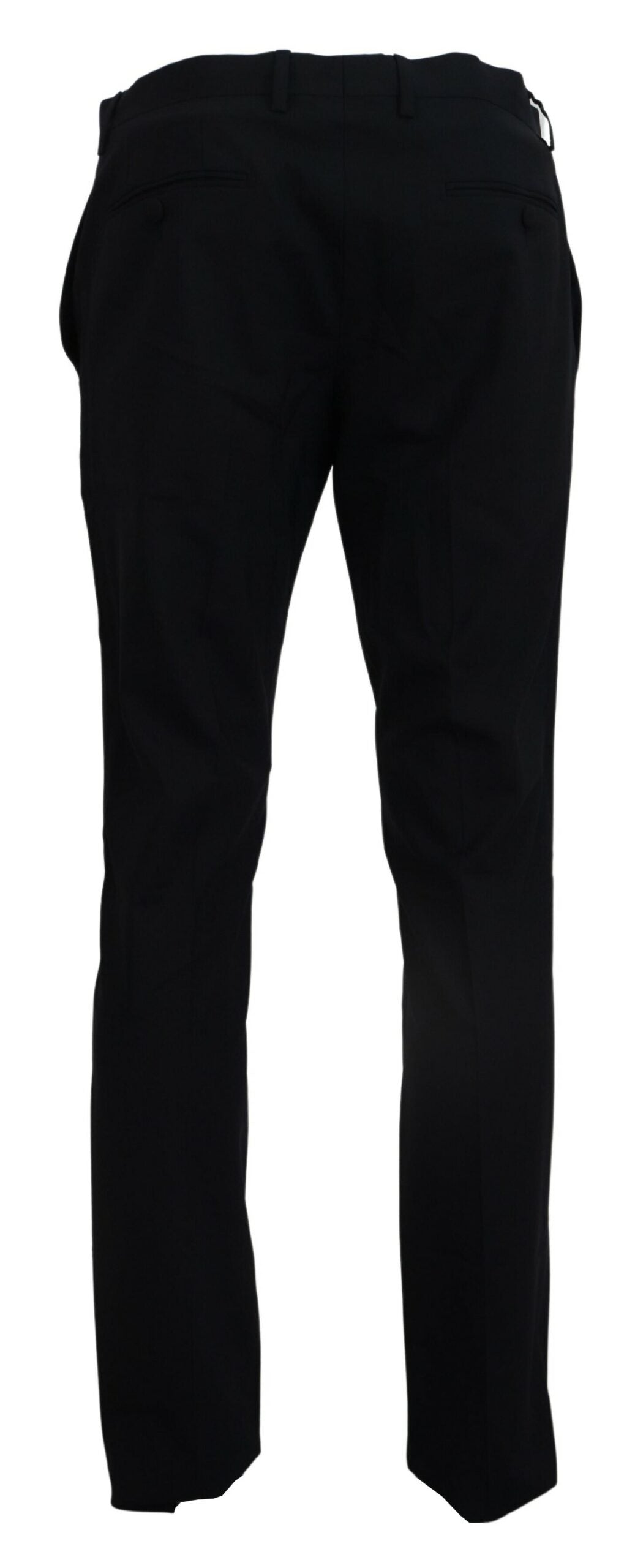 Pantalon habillé slim en laine stretch bleu Dolce &amp; Gabbana