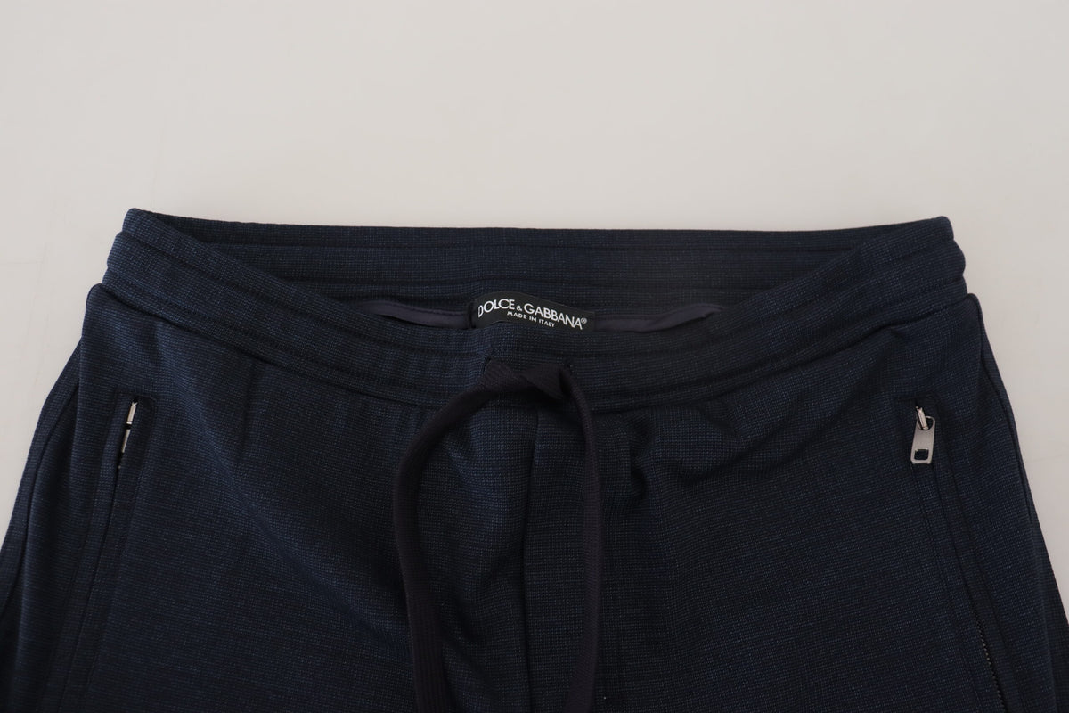 Pantalon de survêtement en coton pour homme, bleu, Dolce &amp; Gabbana