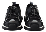 Dolce & Gabbana Black Mesh Sorrento Trekking Sneakers