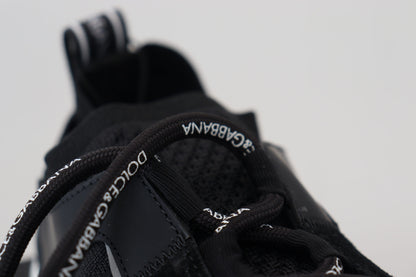 Sneakers de randonnée Sorrento en maille noire de Dolce & Gabbana