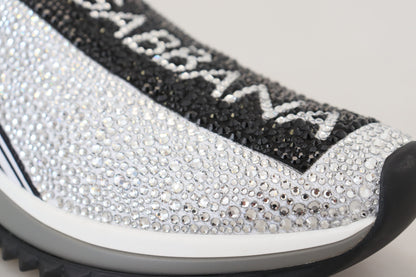 Sneakers Sorrento Dolce & Gabbana en argent et strass