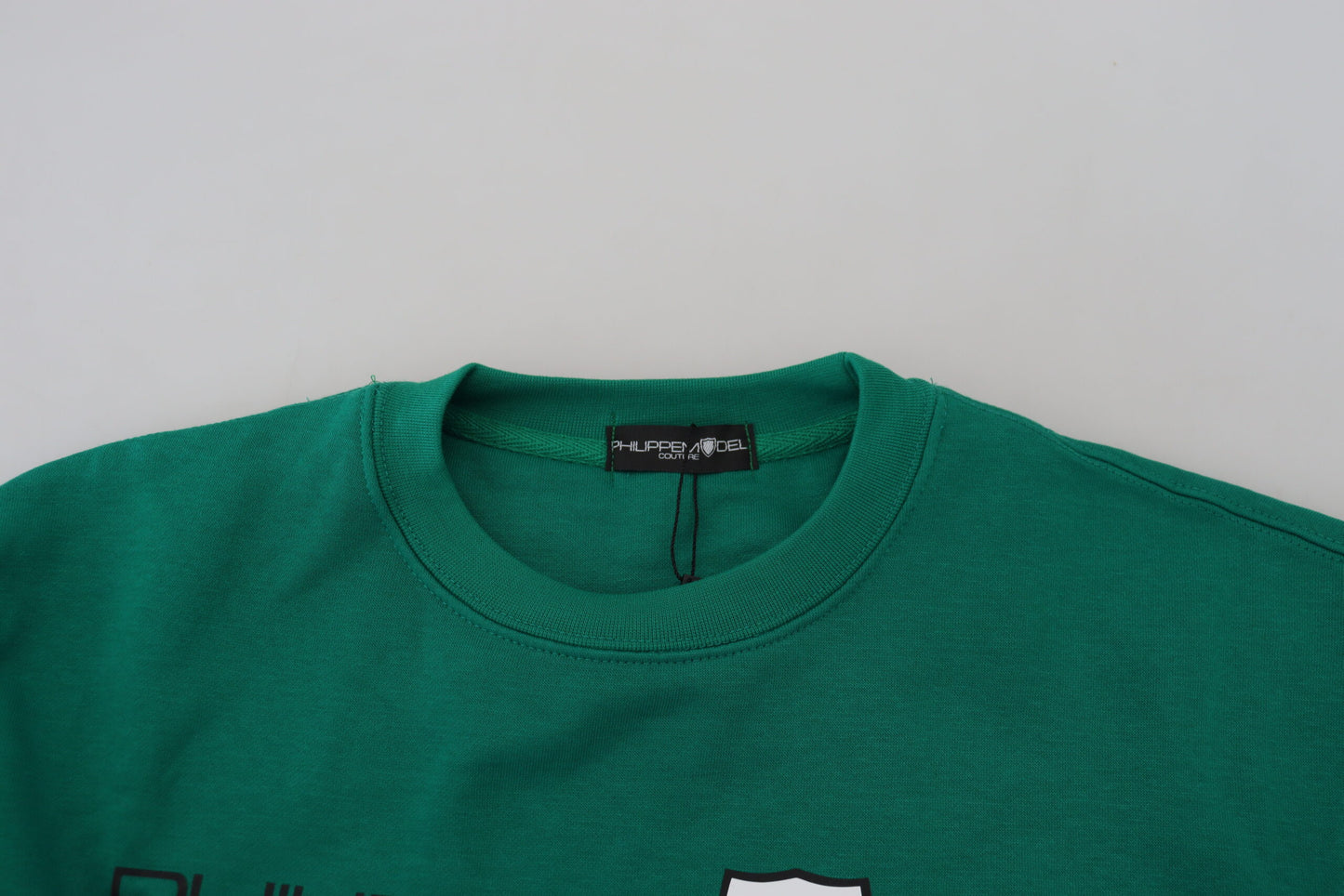 Philippe Model groene, bedrukte trui met lange mouwen