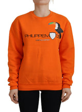 Philippe Model Pull-over à Manches Longues Imprimé Orange
