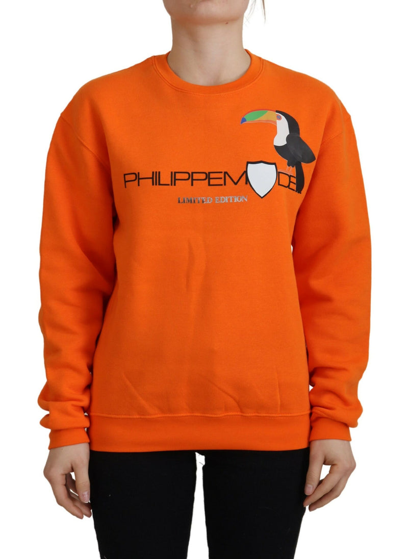 Philippe Model Pull-over à Manches Longues Imprimé Orange
