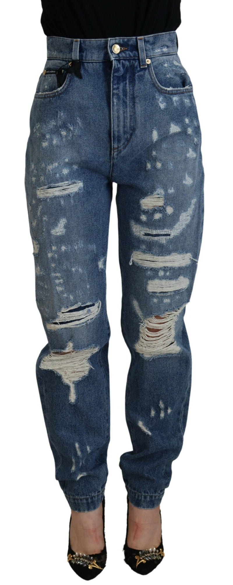 Dolce & Gabbana Jeans en Denim Tissé Tissé Bleu