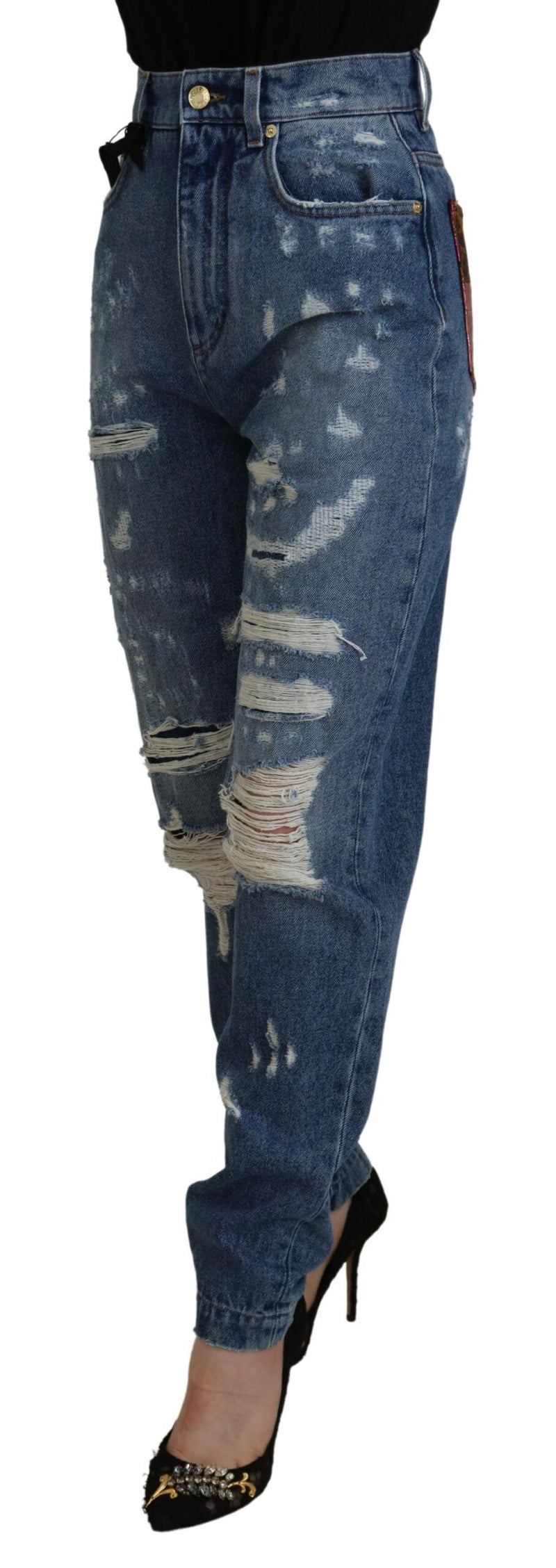 Dolce & Gabbana Jeans en Denim Tissé Tissé Bleu