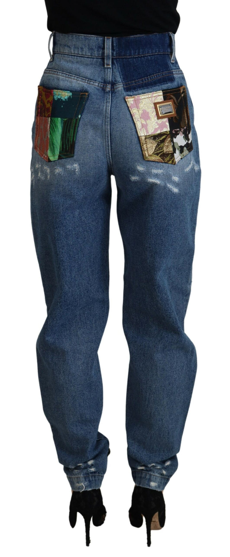 Dolce & Gabbana Jeans en Denim Tissé Tissé Bleu