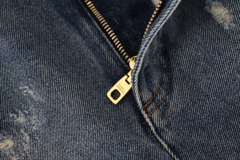 Dolce & Gabbana Jeans en Denim Tissé Tissé Bleu
