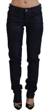 Just Cavalli Jeans Femme Slim Fit Noirs Taille Basse