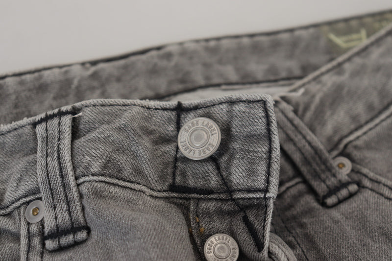 Care Label Jeans Skinny Femme Grises en Coton