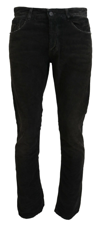 Costume National grijze katoenen corduroy casual jeans voor heren