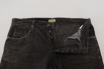 Costume National grijze katoenen corduroy casual jeans voor heren