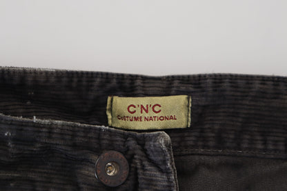 Costume National grijze katoenen corduroy casual jeans voor heren