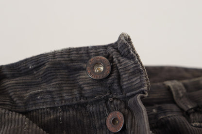 Costume National grijze katoenen corduroy casual jeans voor heren